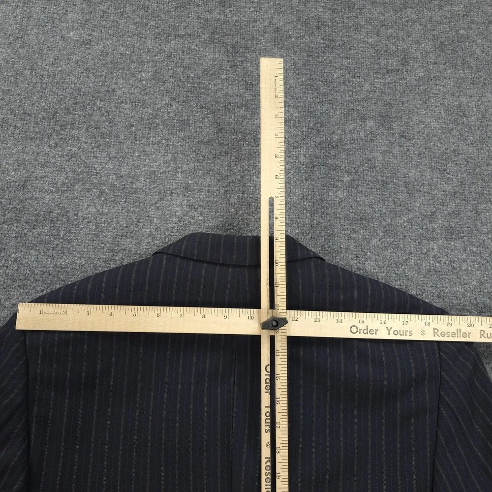 Daryl James Suit Mens 40 33x31 Blue Pinstripe 2 Piece Bespoke NFL Player‎ Custom